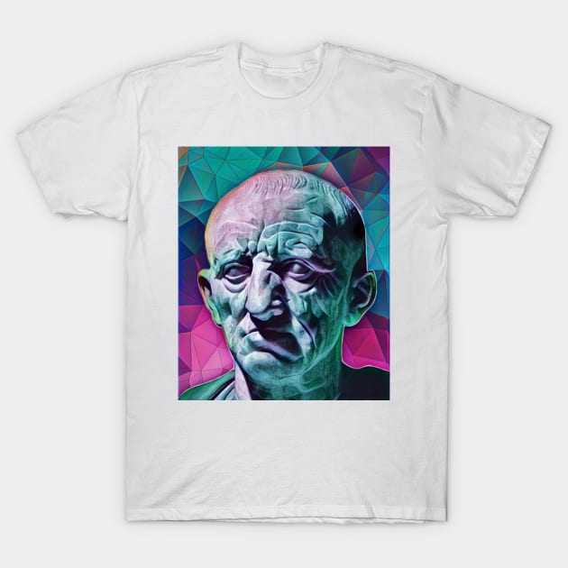 Cato the Elder Portrait | Cato the Elder Artwork 4 T-Shirt by JustLit